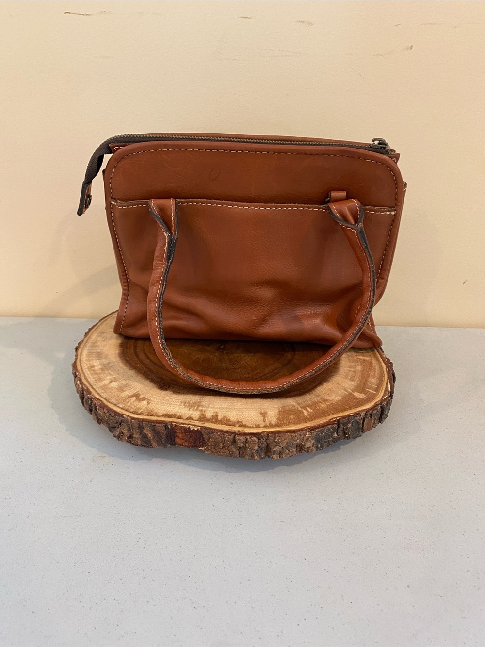 Patricia Nash Brown Tooled Floral Paris Satchel - Picture 2 of 11